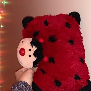 Mini lady bug pillow pet